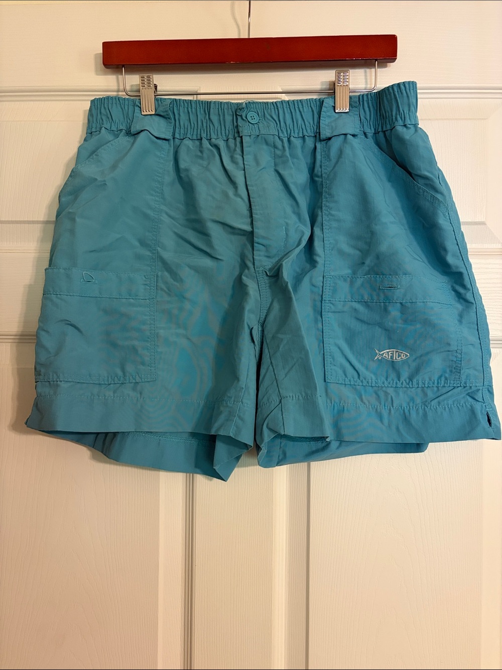 AFTCO Men’s Teal Performance Hybrid Shorts